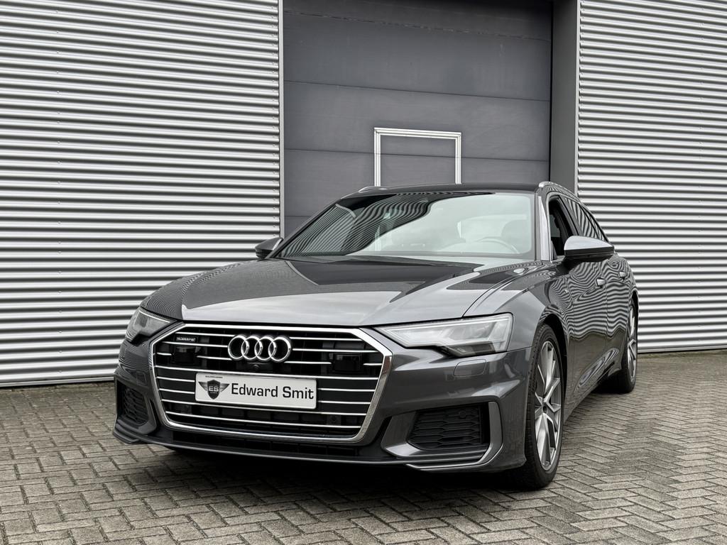 Audi A6 Avant 50 TFSI e quattro S edition I Aut. I S-Line I, Automaat, 77 km/l, Gebruikt, Zwart