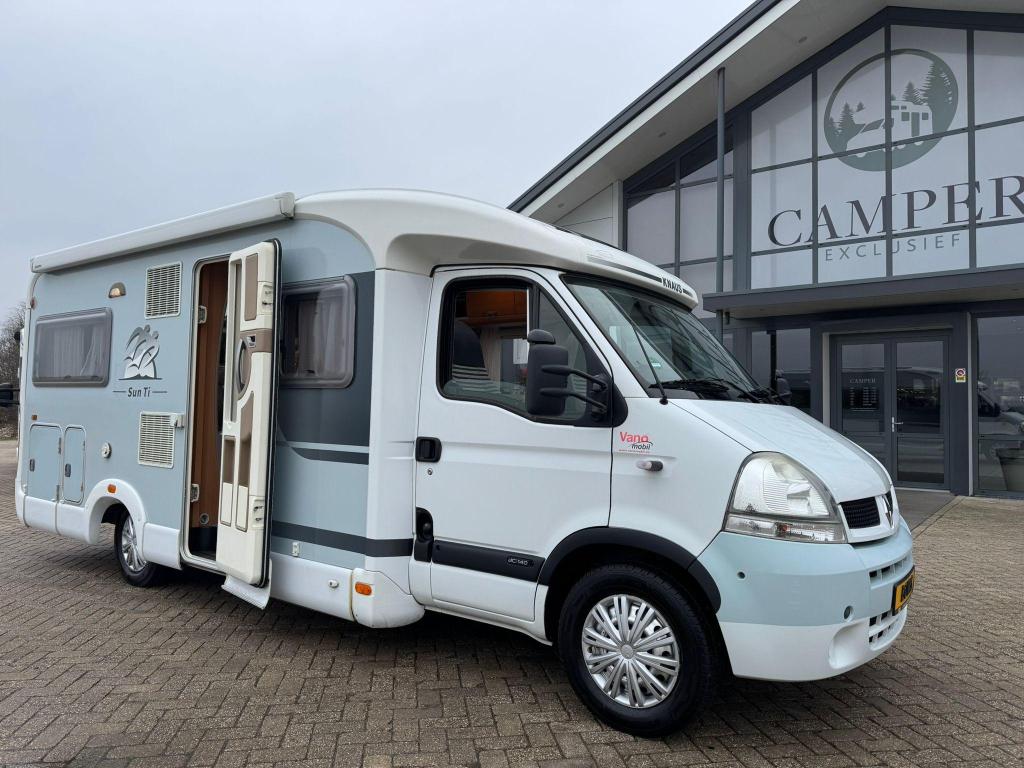 Knaus Sun Ti 650 MF Motorairco Trekhaak, Caravans en Kamperen, Standaard zit, Ringverwarming, Bedrijf, Koelkast