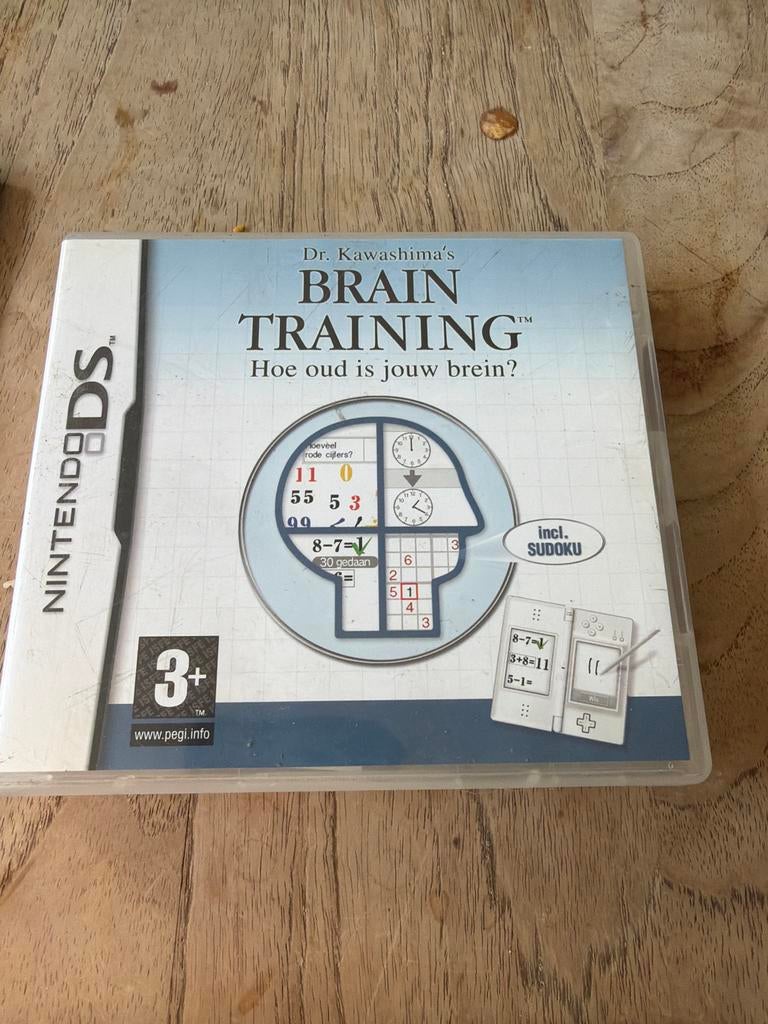Dr. Kawashima's Brain Training Nintendo DS, Ophalen, Puzzel en Educatief, Gebruikt, 1 speler