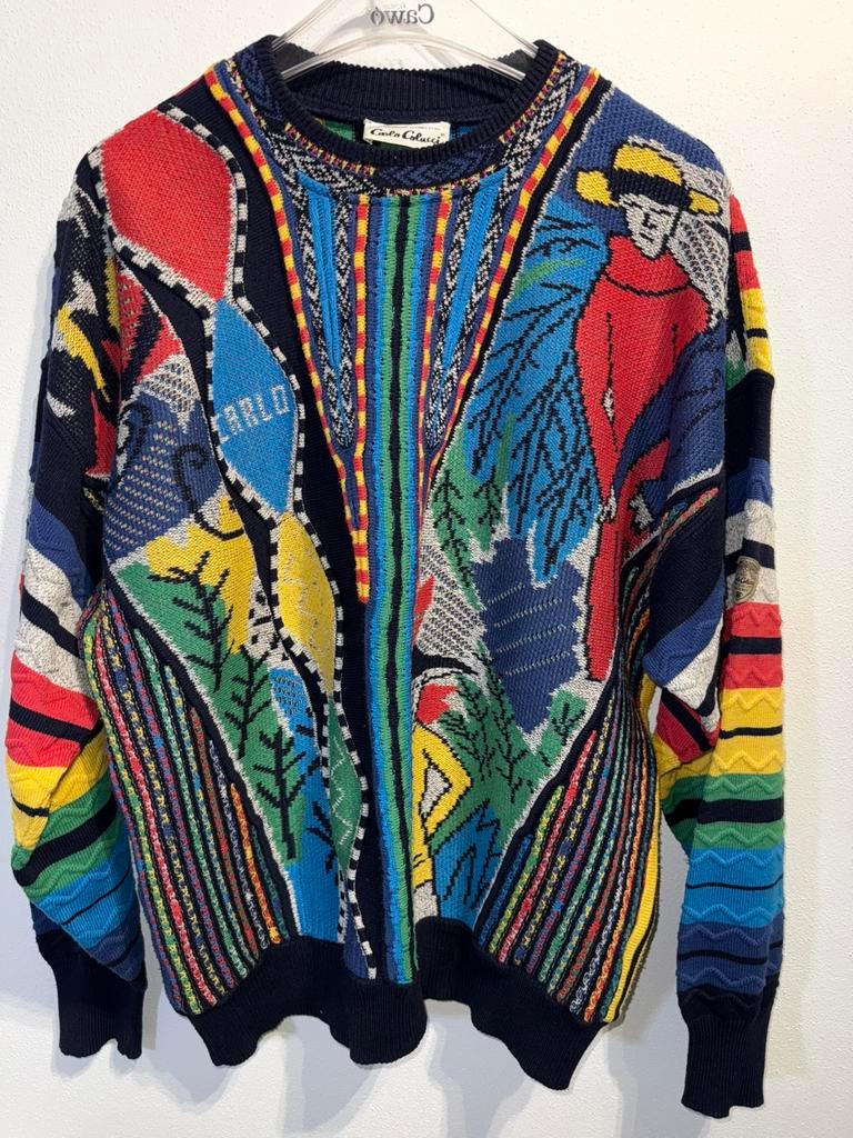 Vintage Carlo Colucci Limited edition Maat L, Ophalen of Verzenden, Gedragen, Maat 52/54 (L), Overige kleuren