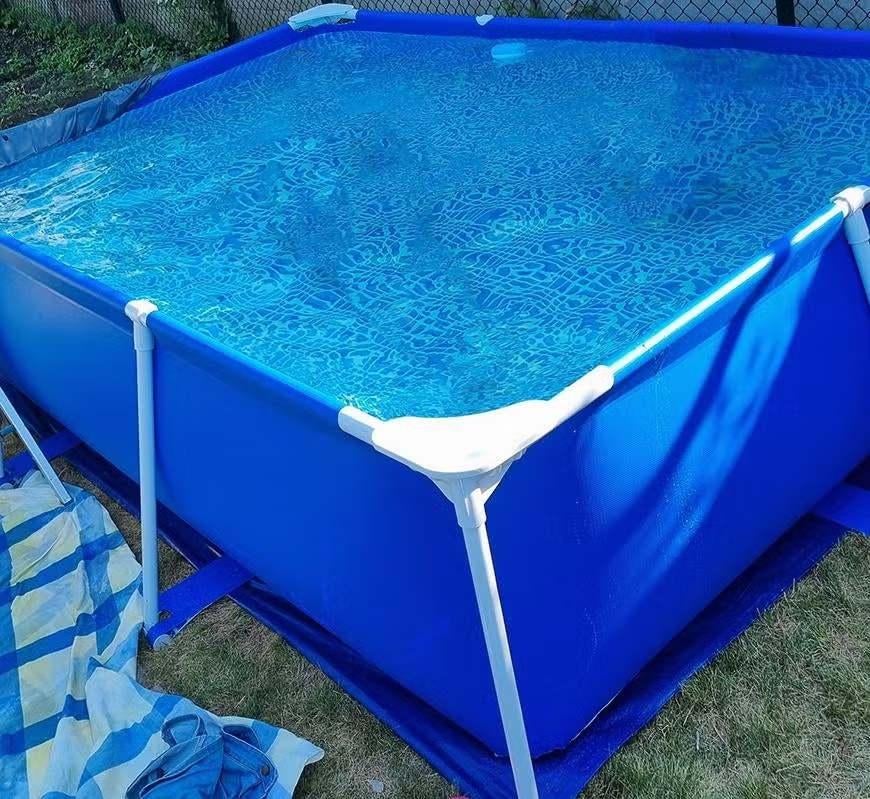 Intex zwembad 300 x 200 x 75, incl waterpomp en afdekzeil, Ophalen, Zo goed als nieuw, Opzetzwembad, 200 tot 400 cm