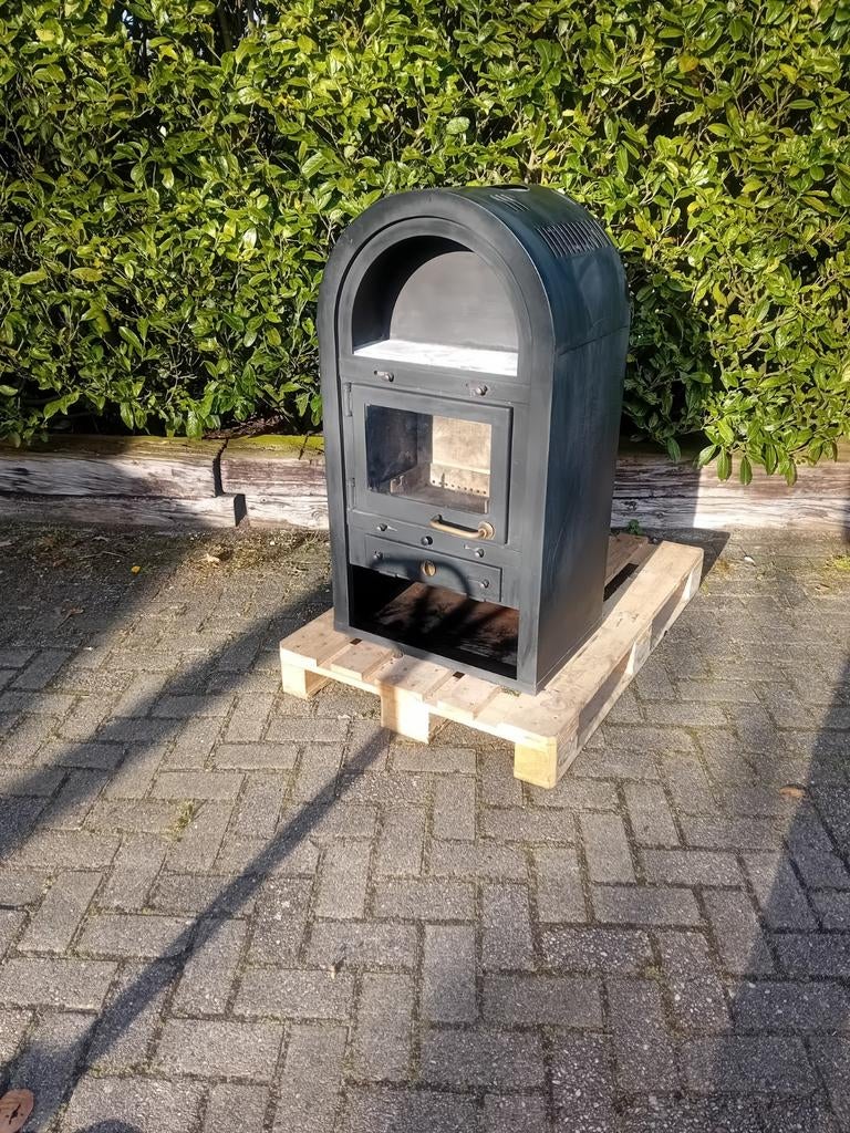 Mooie houtkachel 8kw., Huis en Inrichting, Kachels, Ophalen, Gebruikt, Hout, Houtkachel