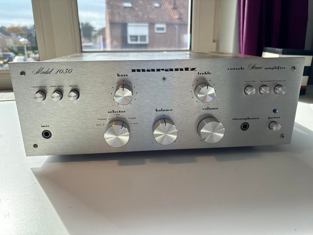 Marantz Model 1030 - gereviseerd, Audio, Tv en Foto, Versterkers en Receivers, Marantz, Refurbished, Ophalen of Verzenden, Minder dan 60 watt