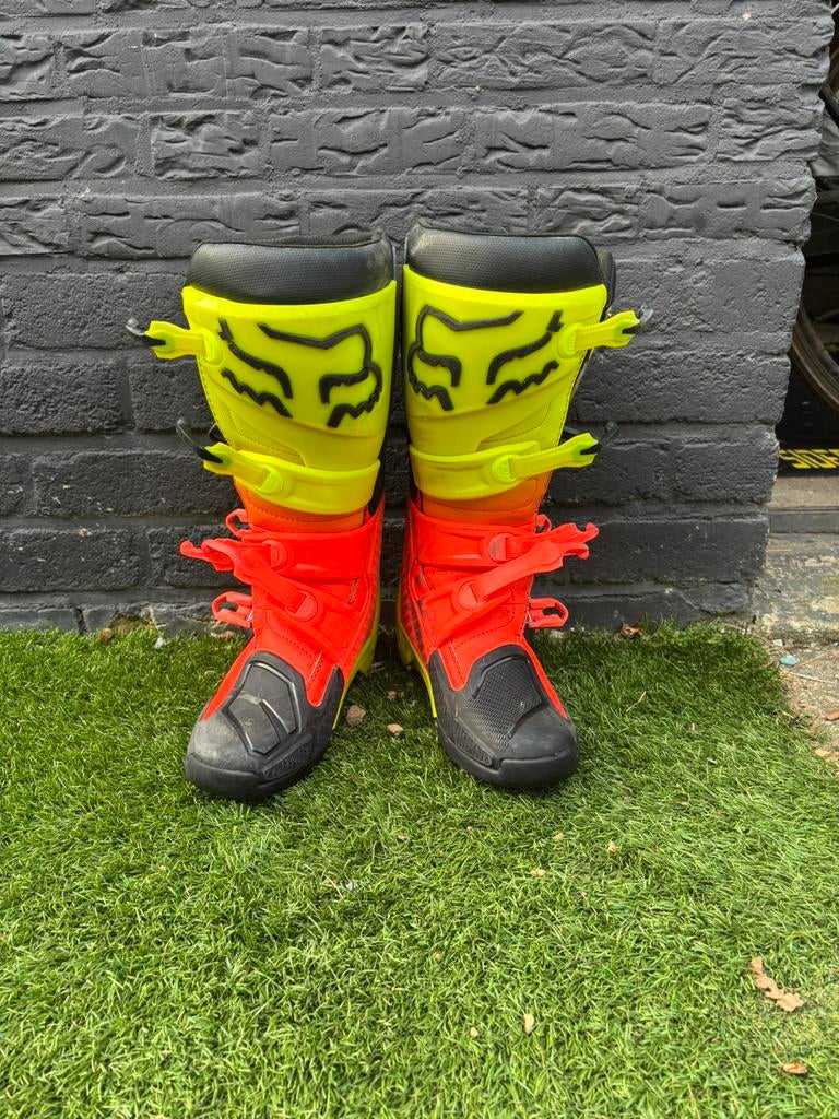 Te koop: Fox crosslaarzen maat 44 (Comp), Motoren, Kleding | Motorkleding, Ophalen of Verzenden, Tweedehands, Laarzen