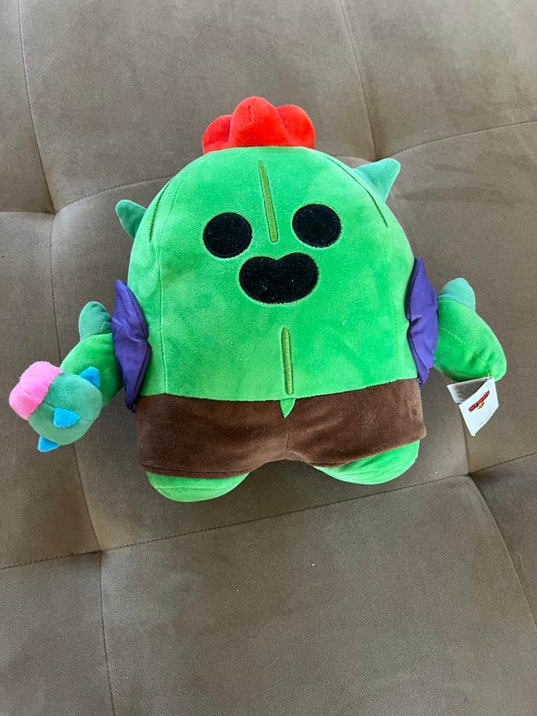 Spike brawl stars knuffel, Ophalen of Verzenden, Zo goed als nieuw, Overige typen