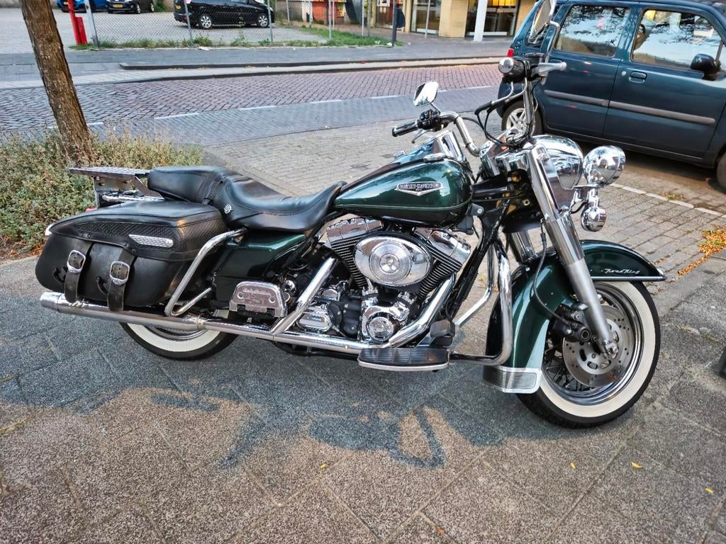 Harley Davidson Road King Classic | Unieke kleur | Topstaat, Motoren, Motoren | Harley-Davidson, 2 cilinders, Sportuitlaat, Particulier