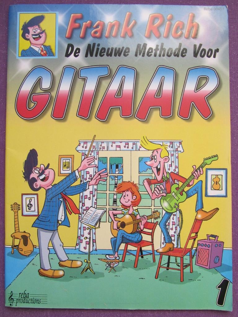 FRANK RICH - DE NIEUWE METHODE VOOR GITAAR UIT 2002 **Nieuw*, Gitaar, Overige genres, Nieuw, Ophalen of Verzenden