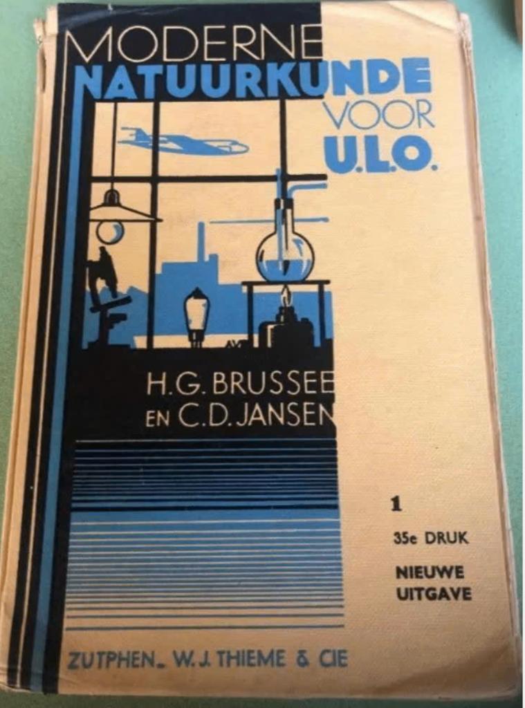 Moderne Natuurkunde ULO - Deel 1 - 35e druk (vintage boekje), Boeken, Ophalen of Verzenden, Gelezen, Overige niveaus, Natuurkunde