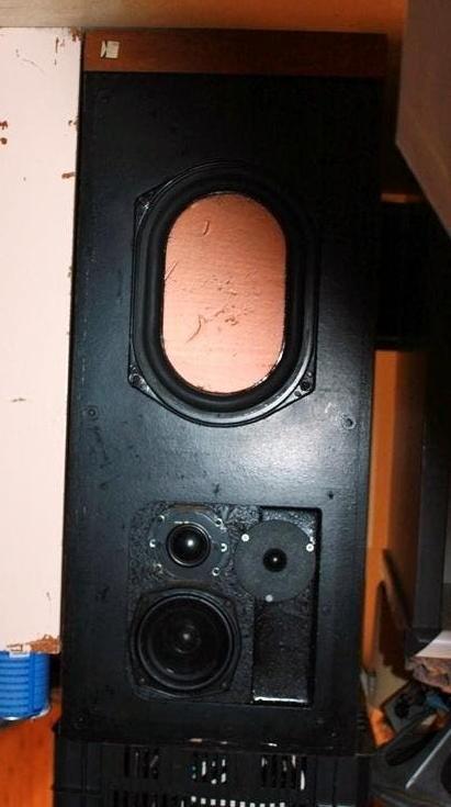 KEF transmission line 4 weg met B139 woofer, Audio, Tv en Foto, Luidsprekers, Gebruikt, Minder dan 60 watt, Front, Rear of Stereo speakers