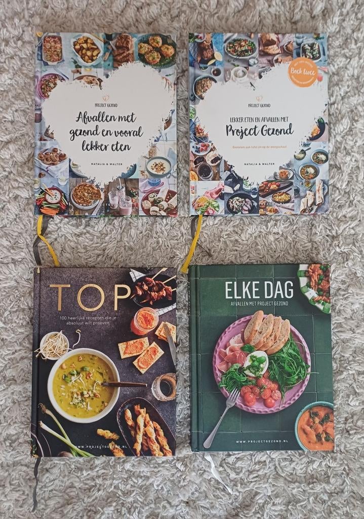 Project gezond bundel (4 boeken), Boeken, Kookboeken, Ophalen of Verzenden, Zo goed als nieuw, Natalia Rakhorst; Walter Rakhorst