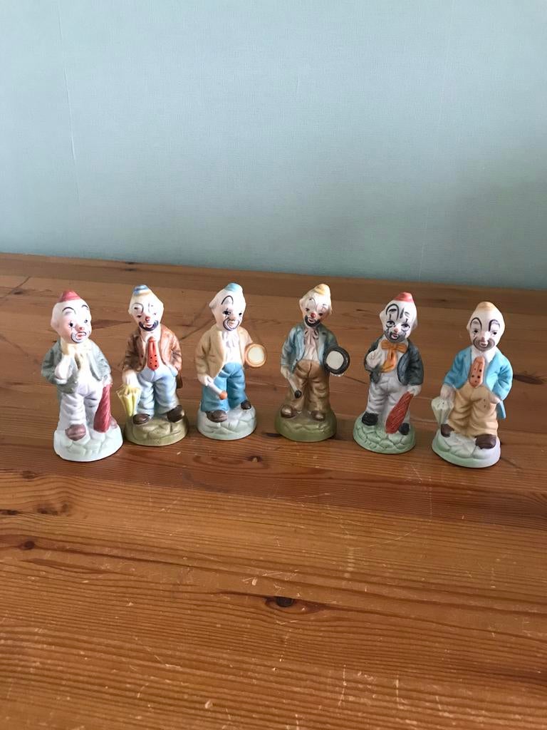 Clowntjes, Verzamelen, Beelden en Beeldjes, Ophalen of Verzenden, Zo goed als nieuw