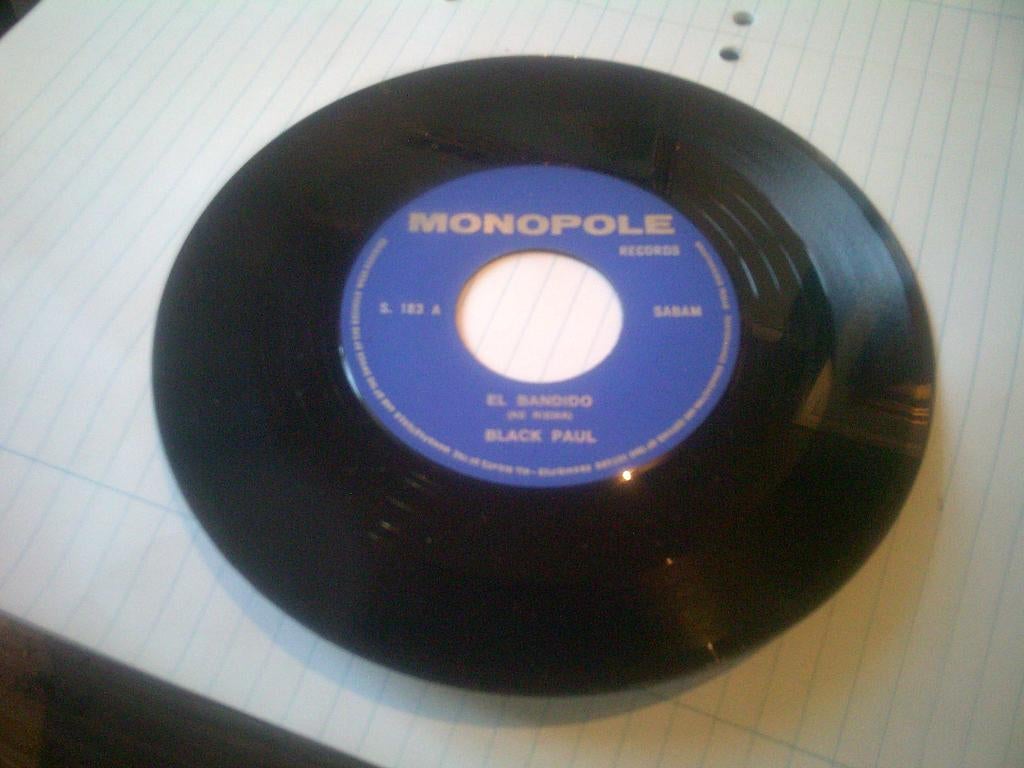 BLACK PAUL EL BANDIDO - AAN HET STRAND VAN CORSICA, Ophalen of Verzenden, Zo goed als nieuw, 7 inch, Levenslied of Smartlap