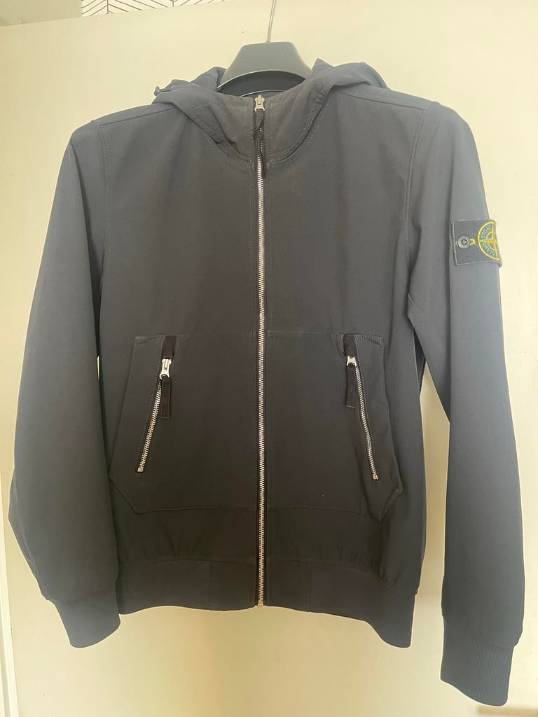 Stone Island Soft Shell-R | Navy Blue | Size S, Ophalen of Verzenden, Zo goed als nieuw, Maat 46 (S) of kleiner, Blauw