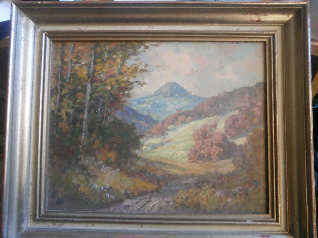 Duitsland, Wolfgang Bock, Mooi schilderij met gebergte, Antiek en Kunst, Kunst | Schilderijen | Klassiek, Ophalen