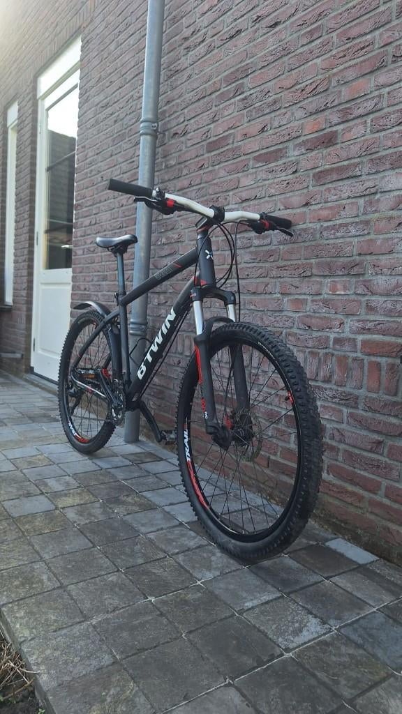 Btwin rockrider 540 mountainbike met schrijfremmen, Fietsen en Brommers, Fietsen | Mountainbikes en ATB, Gebruikt, Hardtail, Heren