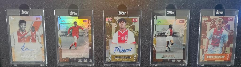Ajax Topps 125th Anniversary diverse kaarten, Ophalen of Verzenden, Zo goed als nieuw, Ajax, Poster, Plaatje of Sticker