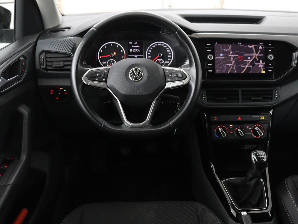 Volkswagen T-Cross 1.0 TSI Life | Carplay | Navigatie | Adap, Voorwielaandrijving, Gebruikt, Wit, Origineel Nederlands
