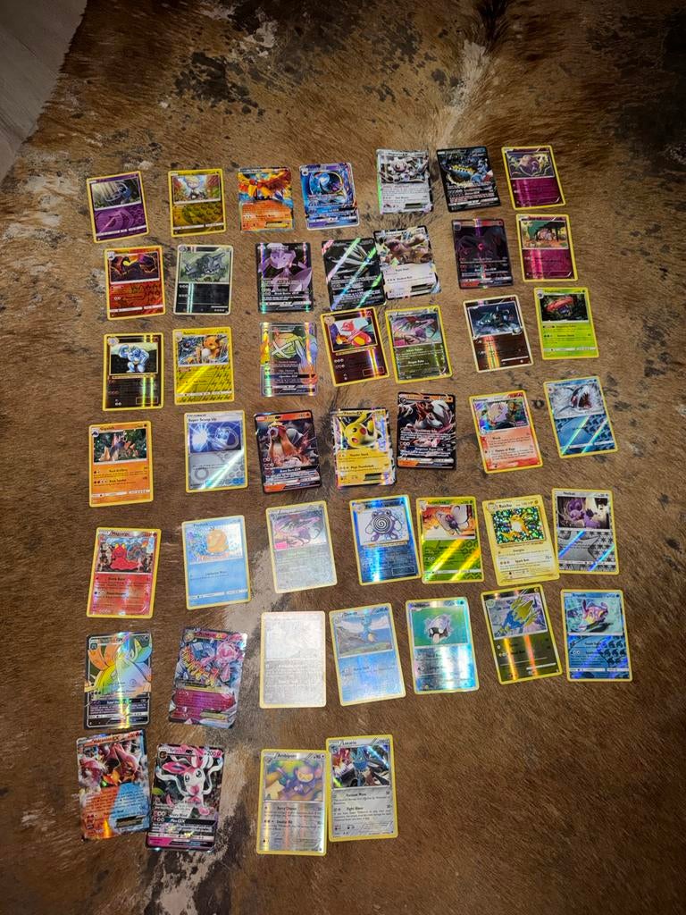 Pokémon Kaarten Collectie, Ophalen of Verzenden, Gebruikt, Meerdere kaarten, Foil