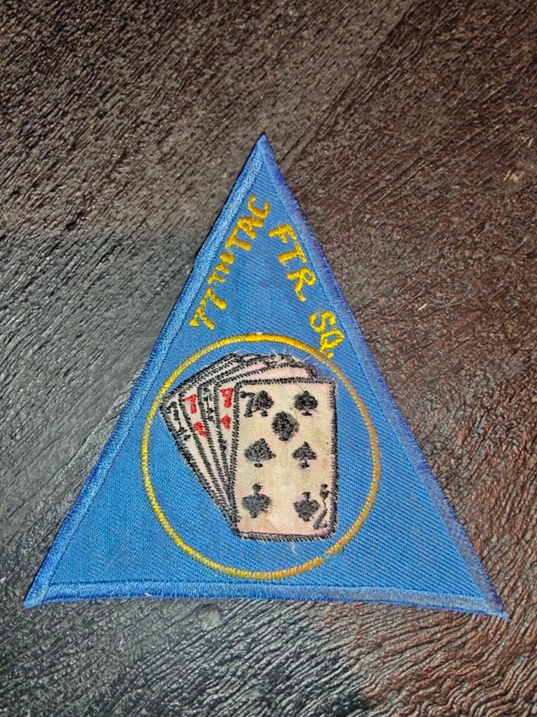 Patch US Air Force Vietnam 77th TAC FTR SQ Squadron .. uitdu, Verzamelen, Militaria | Algemeen, Ophalen of Verzenden, Luchtmacht