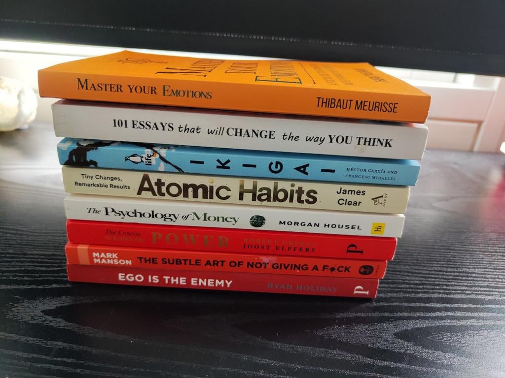 Boeken: Master Your Emotions, Atomic Habits, Ikigai, Power, Ophalen of Verzenden