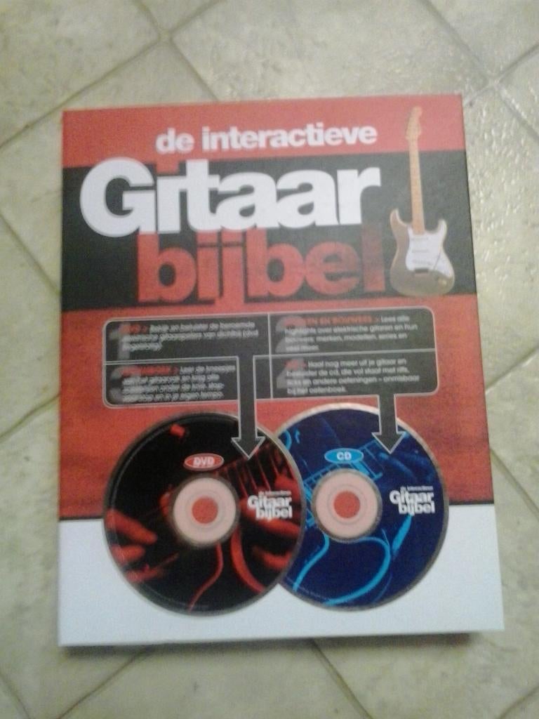 Gitaar Bijbel incl cd en dvd, Ophalen, Zo goed als nieuw