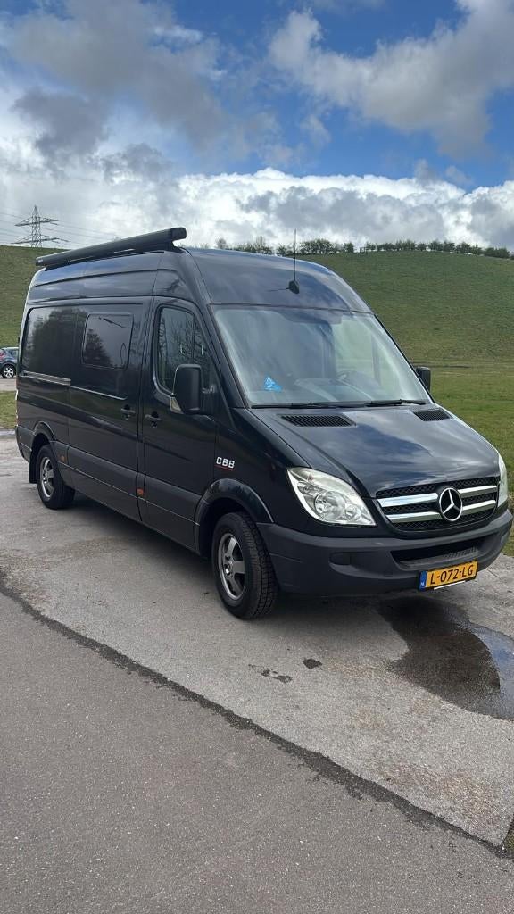 Camper Tweepersoons Occasion Mercedes sprinter L2H2, Automaat, Chemisch toilet, Buscamper of Camperbus, Luifel