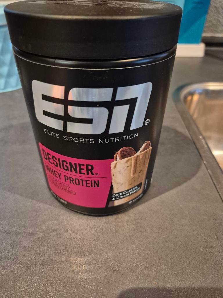 ESN Designer Whey Proteïne - Dark Cookies & Cream, Ophalen of Verzenden, Gebruikt, Overige typen