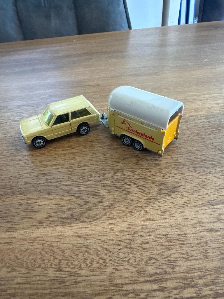 Siku range rover paarden trailer, Hobby en Vrije tijd, Modelauto's | 1:50, Ophalen of Verzenden, Bus of Vrachtwagen, SIKU