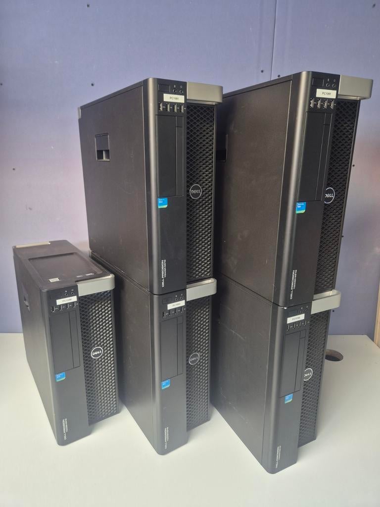 Dell Precision Workstations: 5x 5810 & 1x 3630 (Xeon, SSD), Computers en Software, Desktop Pc's, Gebruikt, 3 tot 4 Ghz, SSD, 32 GB