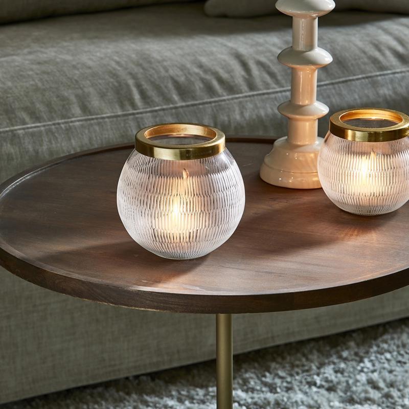 Riviera Maison Pescara Votive L - Sfeervolle Kandelaar, Overige materialen, Overige kleuren, Nieuw, Ophalen of Verzenden