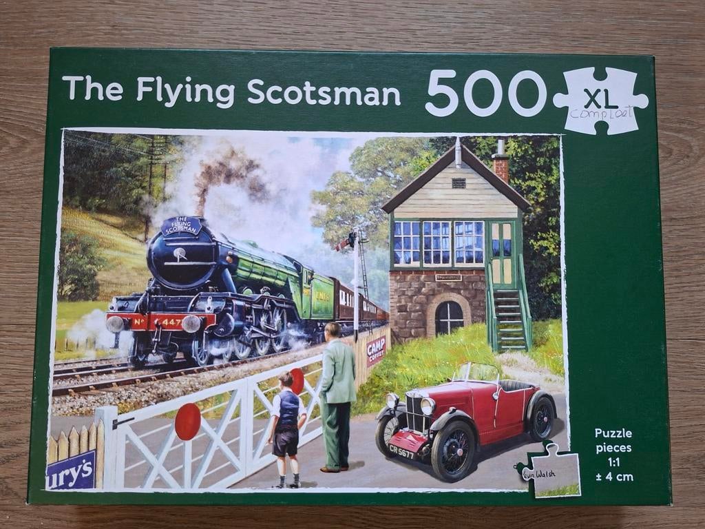 🚂 The Flying Scotsman 500xl 🧩🧩, Ophalen of Verzenden, 500 t/m 1500 stukjes, Zo goed als nieuw