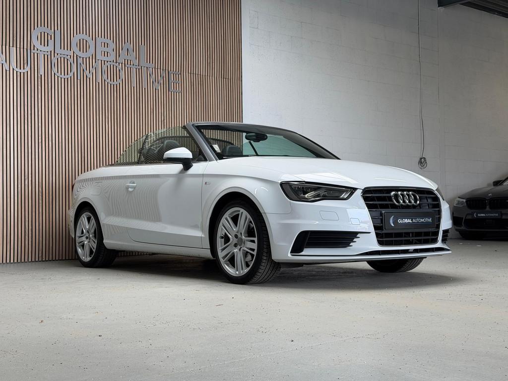 Audi A3 Cabriolet 1.4 TFSI CoD S LINE - CLIMA - NEKVERWARMIN, Voorwielaandrijving, Gebruikt, 4 cilinders, Leder en Stof