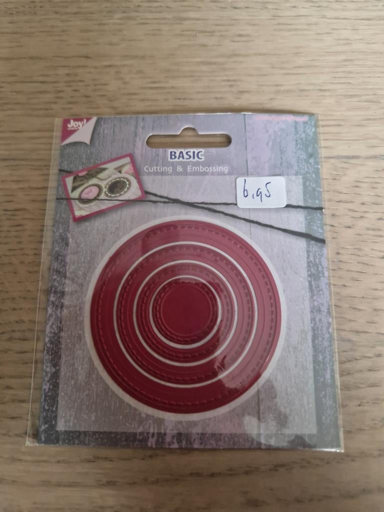 Joy Crafts Basic Cutting & Embossing Dies rond 6002/0402, Ophalen of Verzenden, Nieuw, Overige thema's