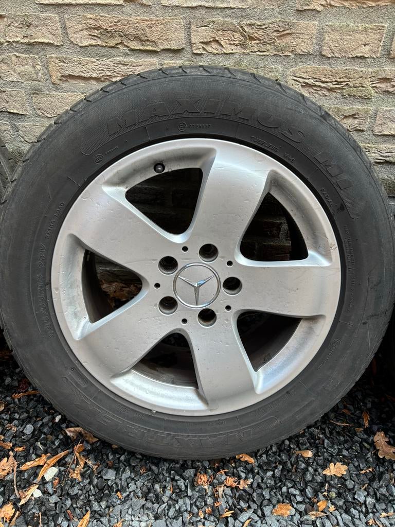 Originele Mercedes w211 Avantgarde velgen 16inch zgan, Ophalen, Gebruikt