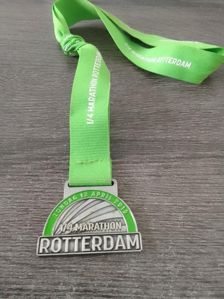 1/4 Marathon Rotterdam Medaille 2015, Ophalen, Overige materialen, Nederland