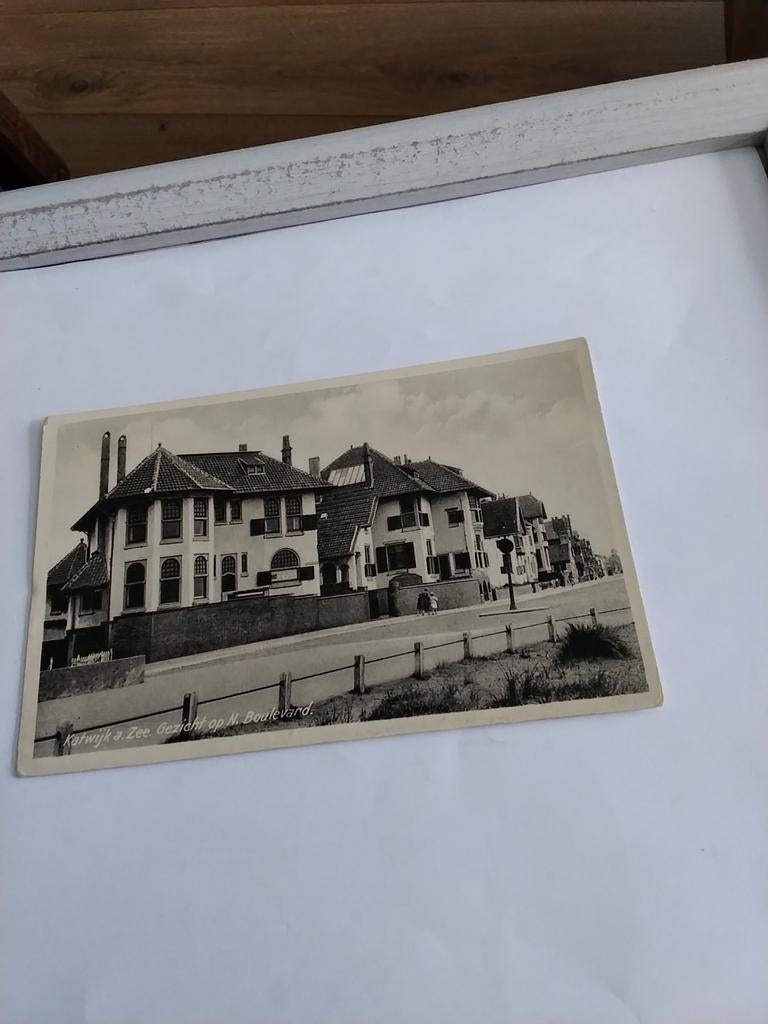 KATWIJK AAN ZEE. GEZICHT OP N.BOULEVARD, Verzamelen, Ansichtkaarten | Nederland, Ophalen of Verzenden