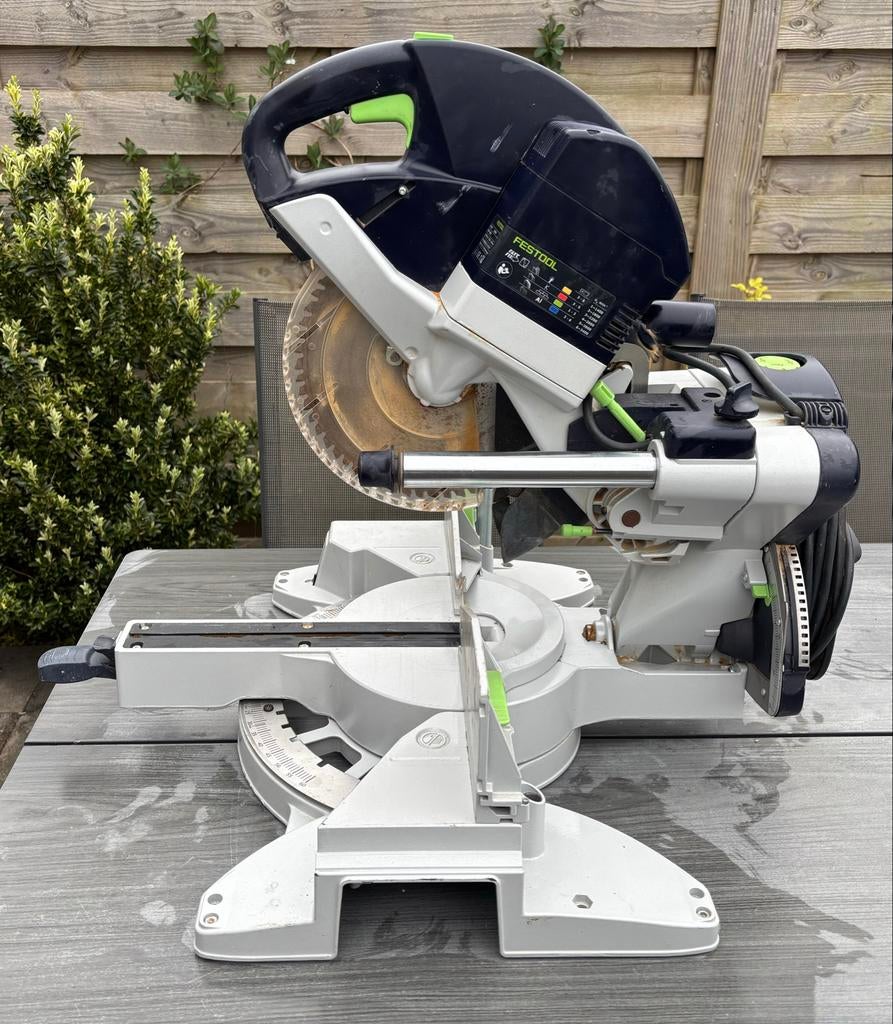 Festool Kapex KS 88 E Afkortzaag - Krachtig en Nauwkeurig, Ophalen, Gebruikt, 70 mm of meer, Afkortzaag