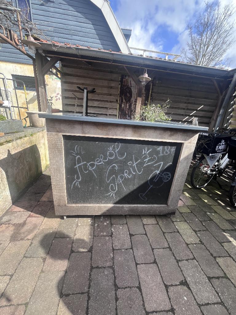 Horeca buitenbar / terraskast / commode, Tuin en Terras, Overige Tuin en Terras, Ophalen, Gebruikt