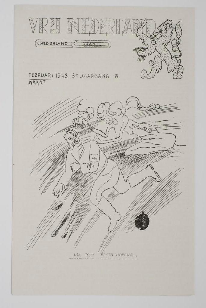Februari / maart 1943 - Vrij Nederland | Heruitgave 1994, Verzamelen, Militaria | Tweede Wereldoorlog, Zo goed als nieuw, Verzenden