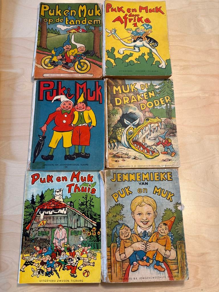 Puk en Muk - Nostalgische Kinderboeken Collectie, Boeken, Ophalen of Verzenden, Gelezen, Fictie algemeen