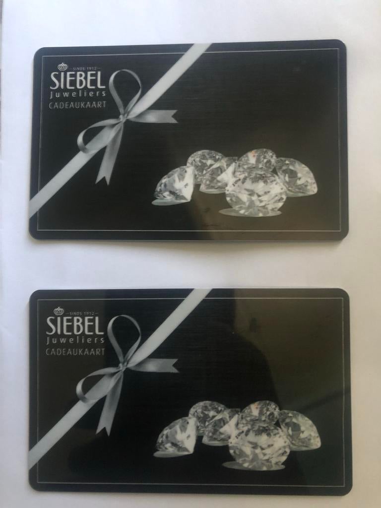 Siebel Juweliers cadeaubon te koop – €289 waarde, Tickets en Kaartjes, Eén persoon, Cadeaubon