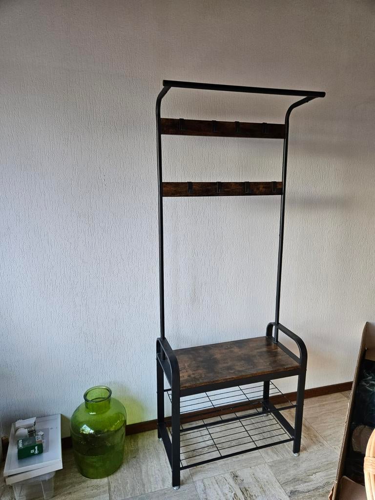 Kapstok met schoenenrek en zitbankje, Huis en Inrichting, Woonaccessoires | Kapstokken, Ophalen