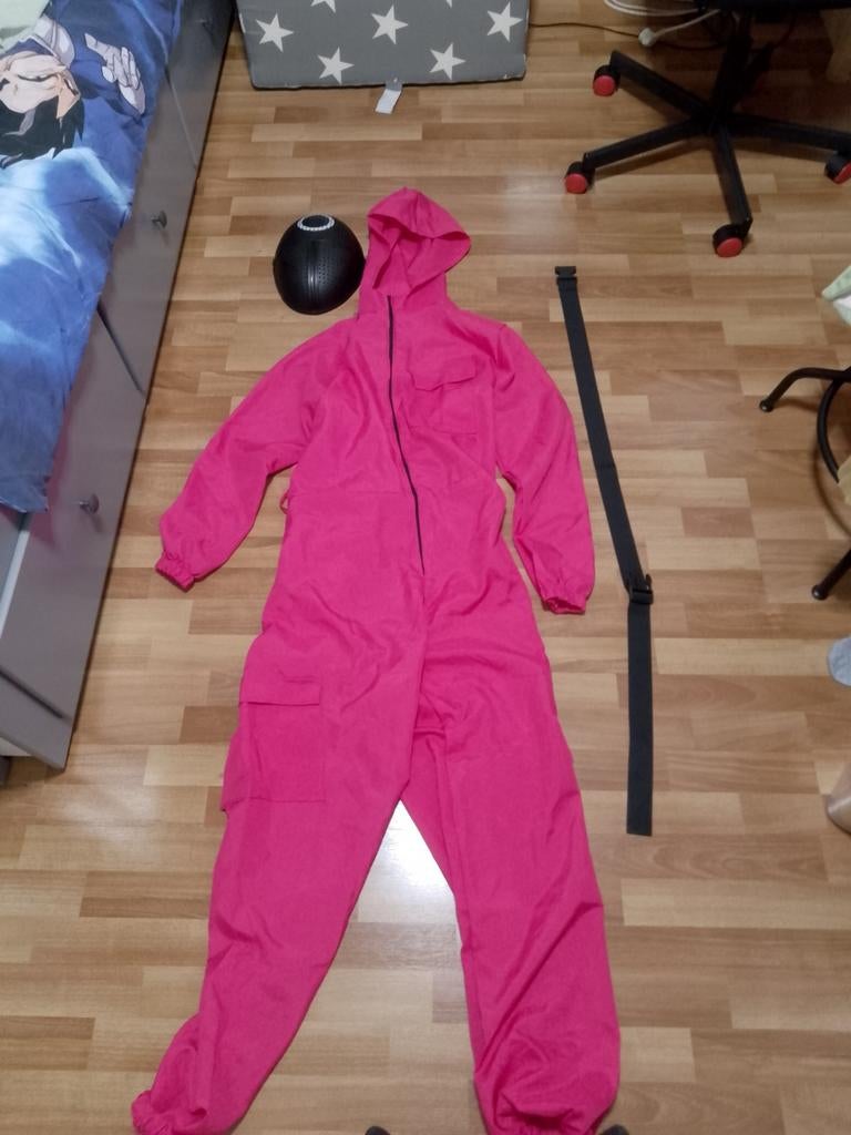 Squid game pak maat m  (moet weg), Carnaval, Onbekend, Maat 48/50 (M), Nieuw