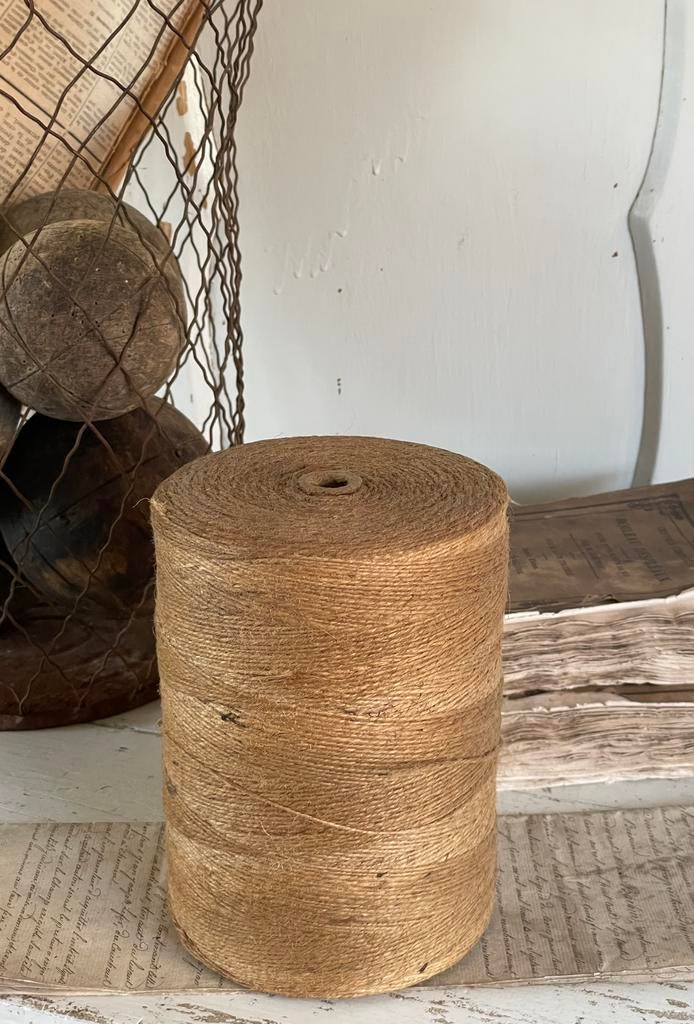 Brocante oude klos touw, Antiek en Kunst, Ophalen of Verzenden