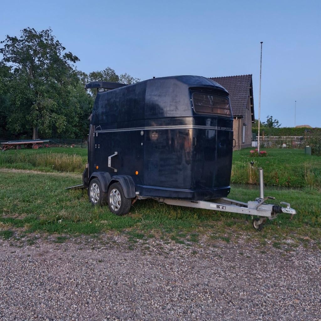 Te koop 2 paards trailer westfalia, Ophalen, Gebruikt, Polyester, 2-paards trailer