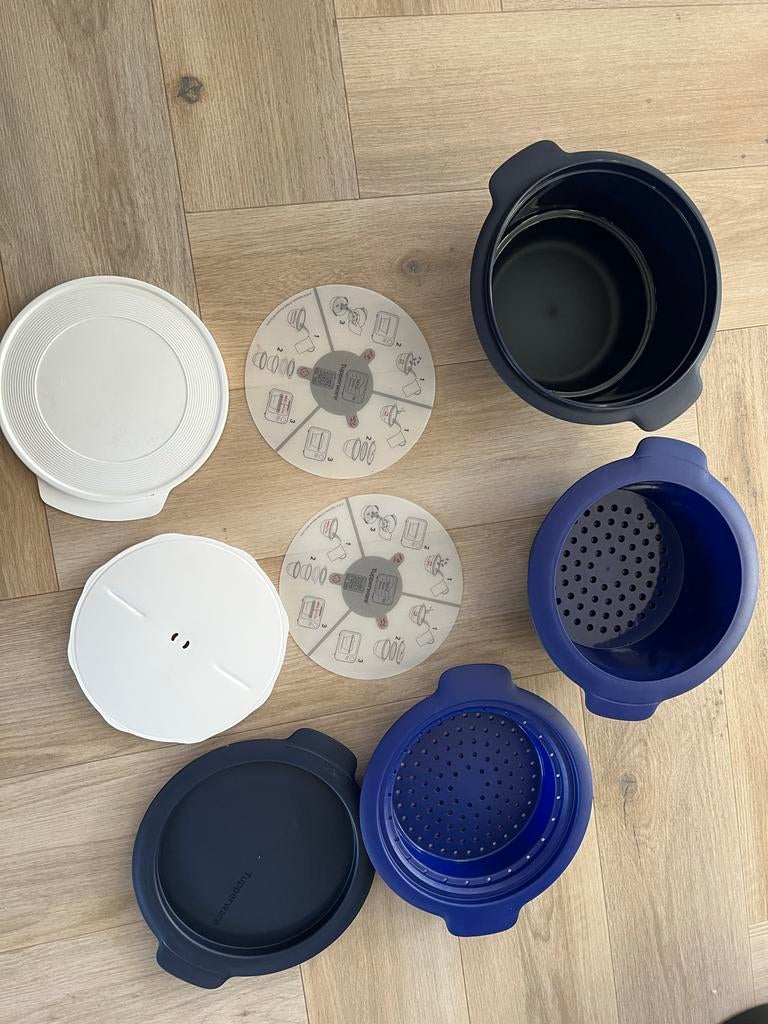 Tupperware Micro Urban Millennial Magnetron Stomer, Ophalen, Zo goed als nieuw, Blauw, Overige typen
