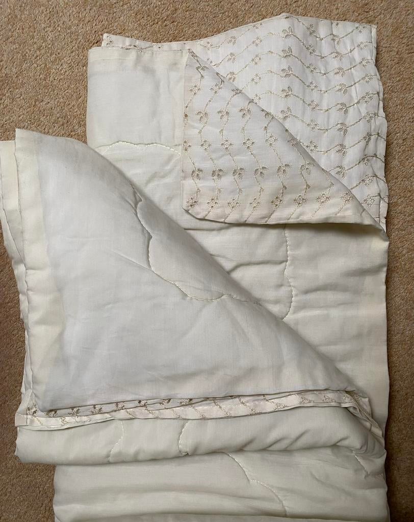 Gewatteerde sprei voor lits jumeaux, Ophalen of Verzenden