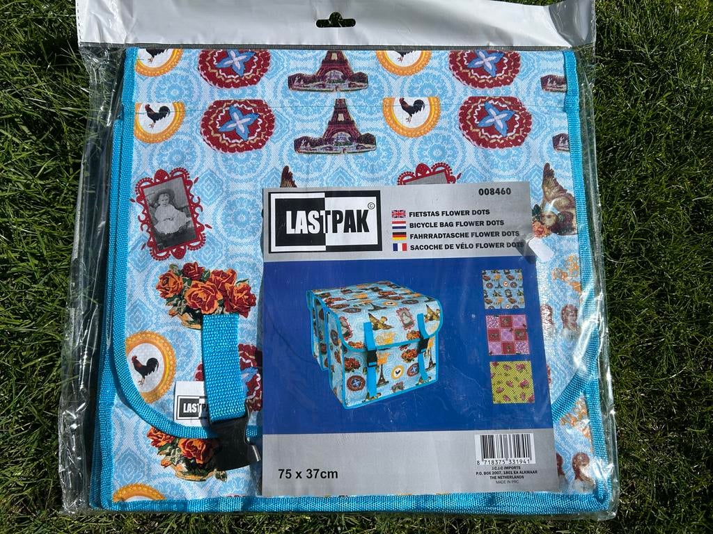Lastpak fietstas flower dots, Fietsen en Brommers, Fietsaccessoires | Fietstassen, Ophalen of Verzenden, Nieuw