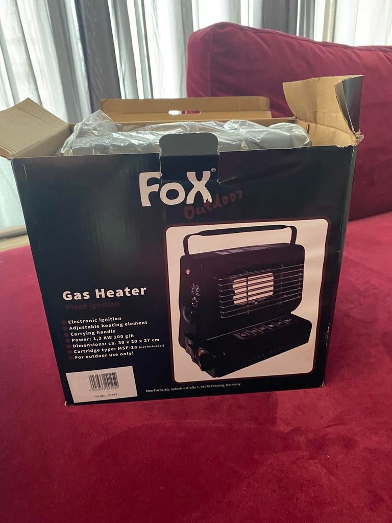 FOX, Ophalen of Verzenden, Zo goed als nieuw, Gas, Gaskachel