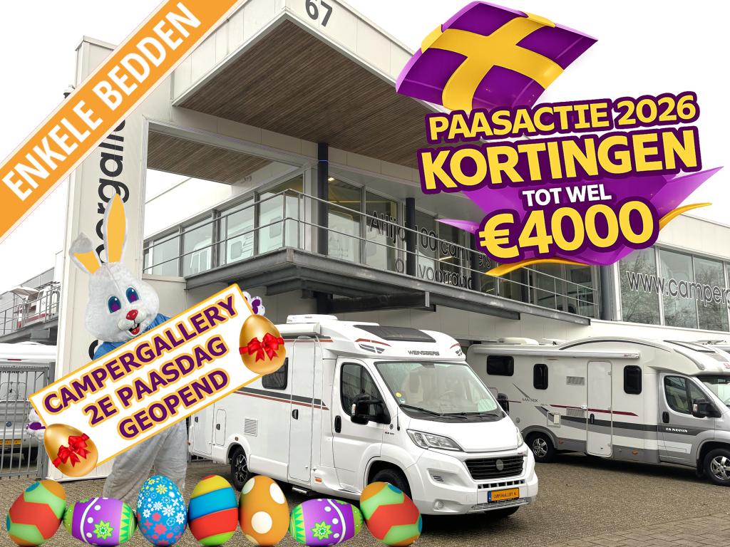 Weinsberg CaraCompact Pepper 600 MEG ENKELE BEDDEN DAKAIRCO, Fiat, Bedrijf, Tot en met 3, 6 tot 7 meter